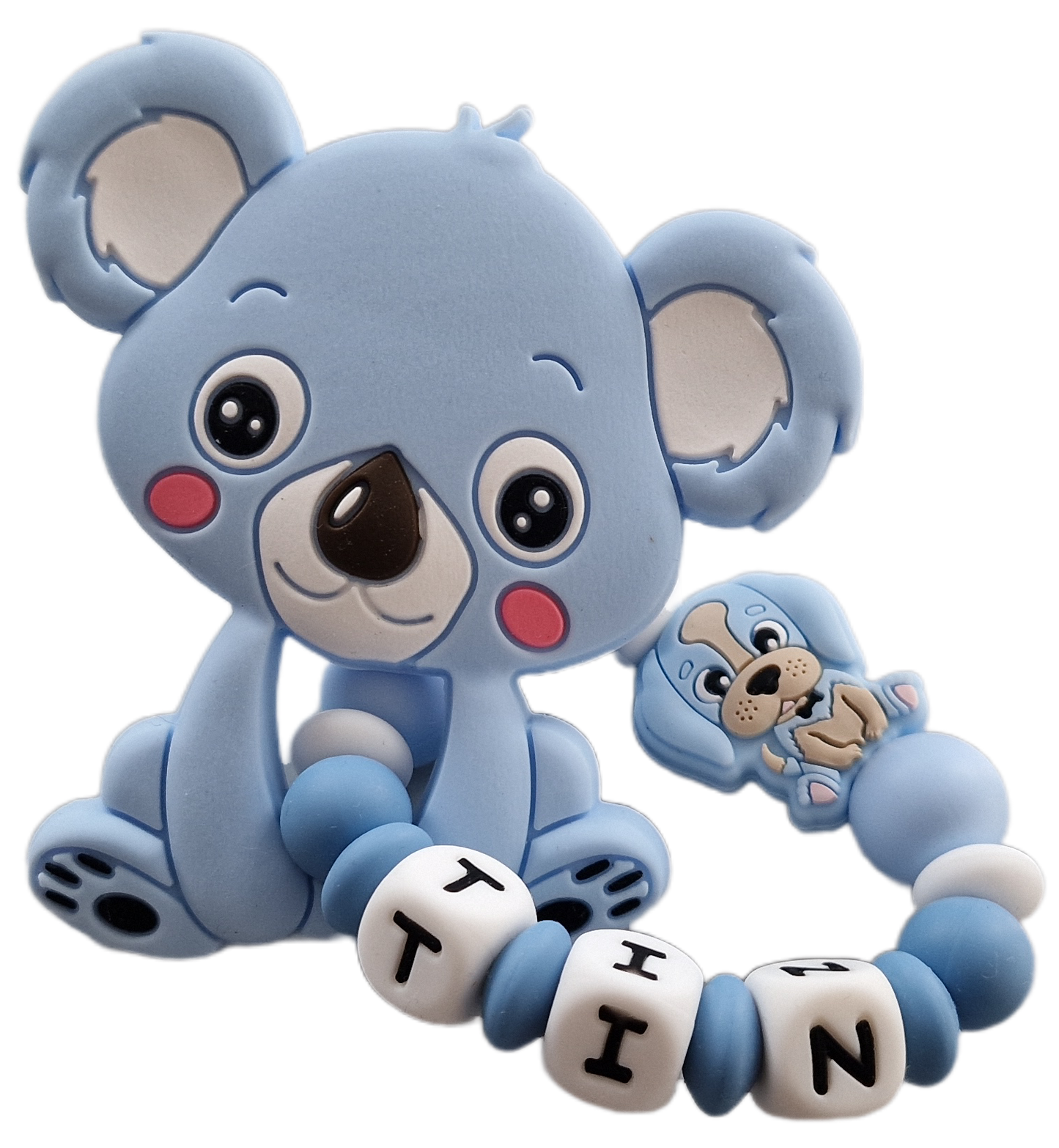 Personalizirana silikonska gricka sa imenom – Dudolino