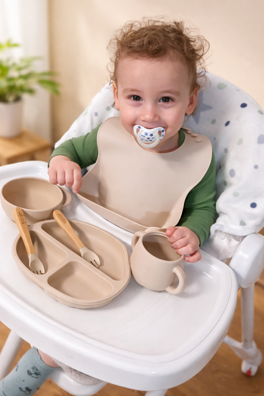 Silikonski Set Za Hranjenje - Dudolino 👶🏻