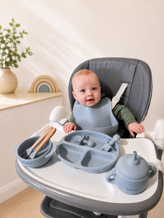 Silikonski Set Za Hranjenje - Dudolino 👶🏻