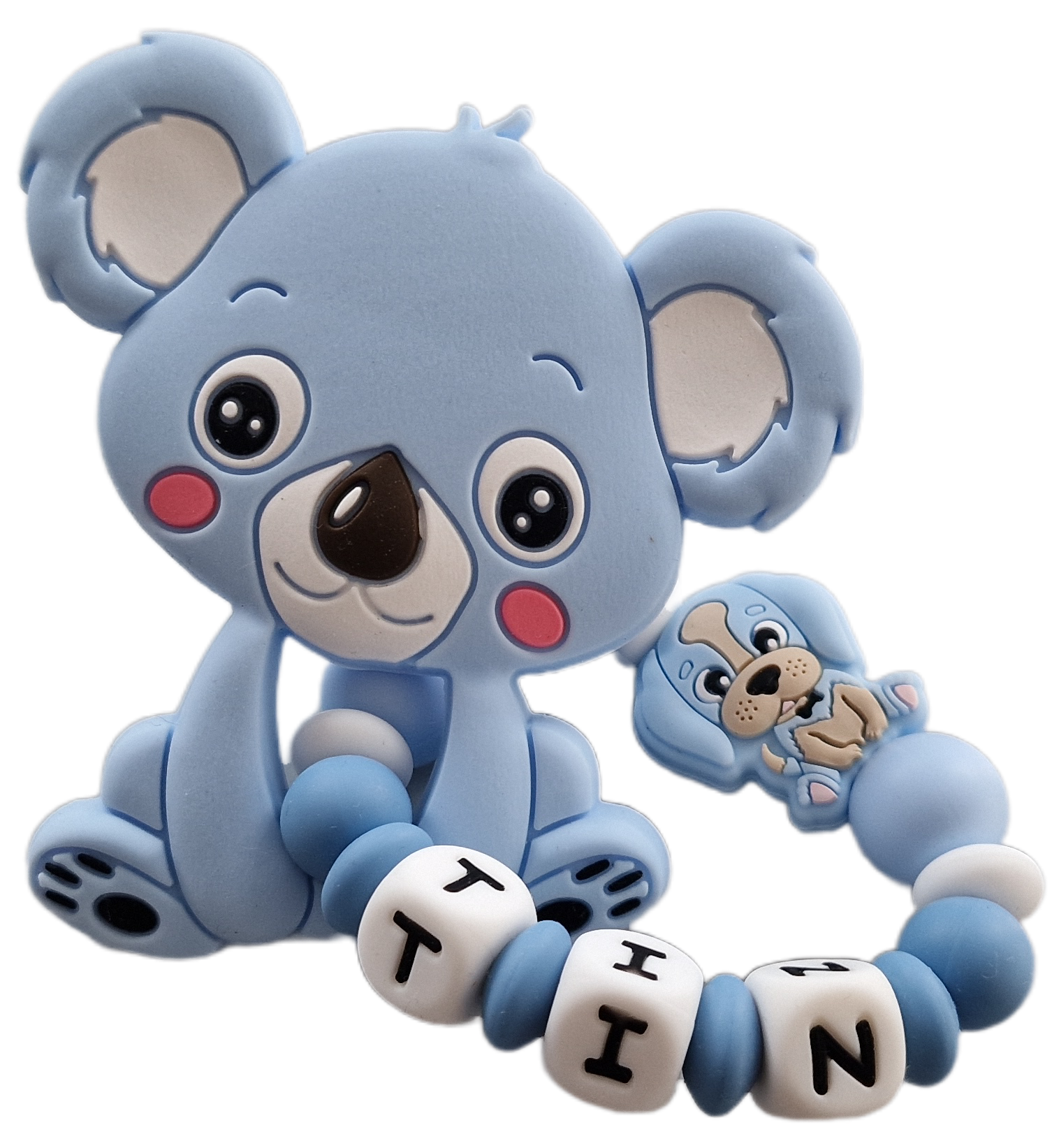 Personalizirana silikonska gricka sa imenom – Dudolino